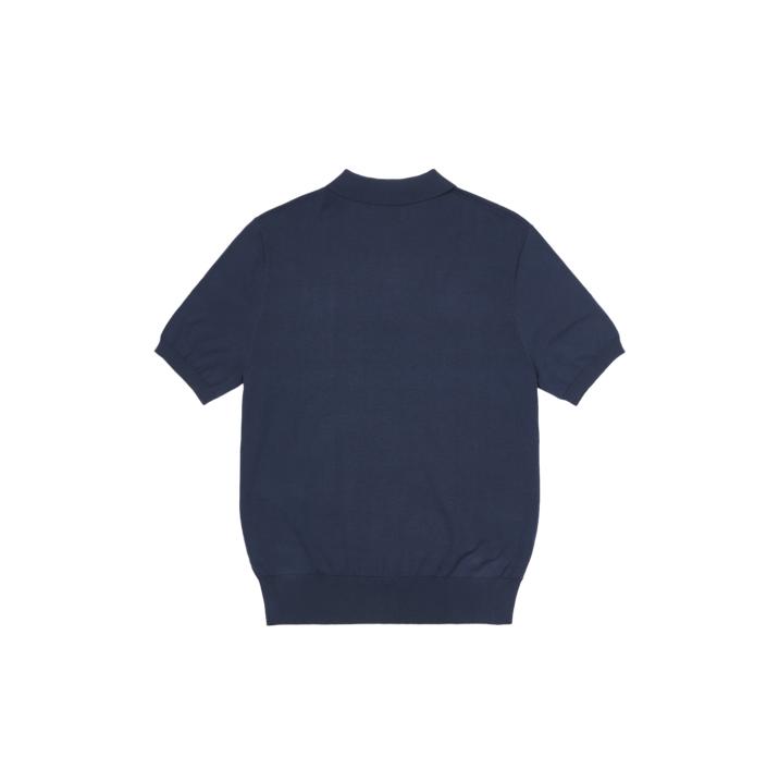 Thumbnail INTARSIA FONT POLO NAVY one color