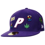 Thumbnail PALACE NEW ERA 59FIFTY JESUS HAT PURPLE one color