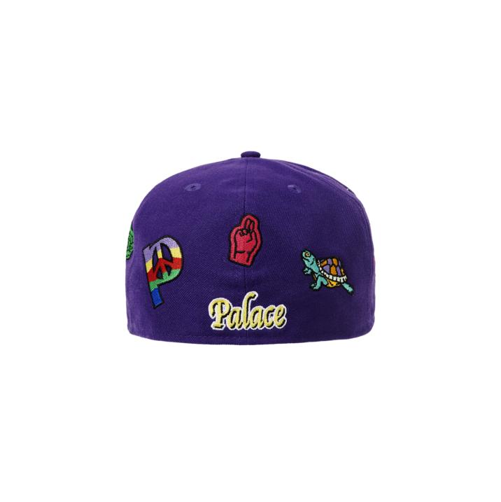 Thumbnail PALACE NEW ERA 59FIFTY JESUS HAT PURPLE one color