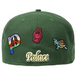 Thumbnail PALACE NEW ERA 59FIFTY JESUS HAT GREEN one color