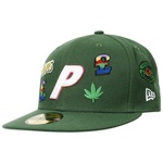 Thumbnail PALACE NEW ERA 59FIFTY JESUS HAT GREEN one color