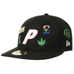 Thumbnail PALACE NEW ERA 59FIFTY JESUS HAT BLACK one color