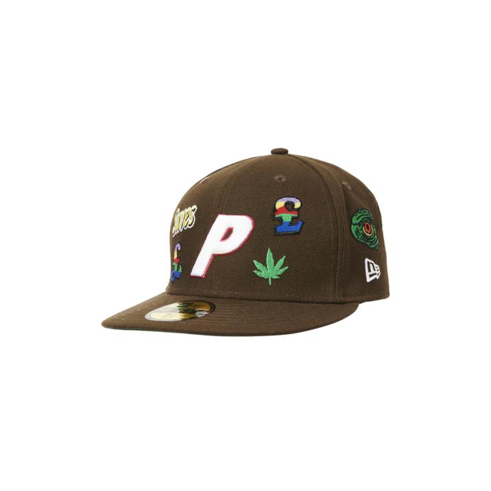 Thumbnail PALACE NEW ERA 59FIFTY JESUS HAT BROWN one color