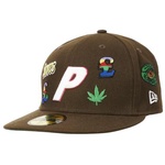 Thumbnail PALACE NEW ERA 59FIFTY JESUS HAT BROWN one color