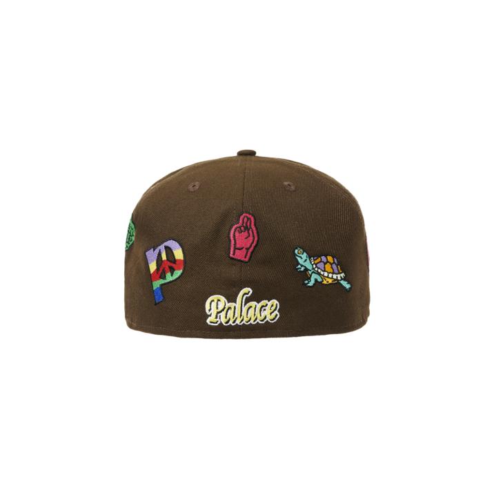Thumbnail PALACE NEW ERA 59FIFTY JESUS HAT BROWN one color