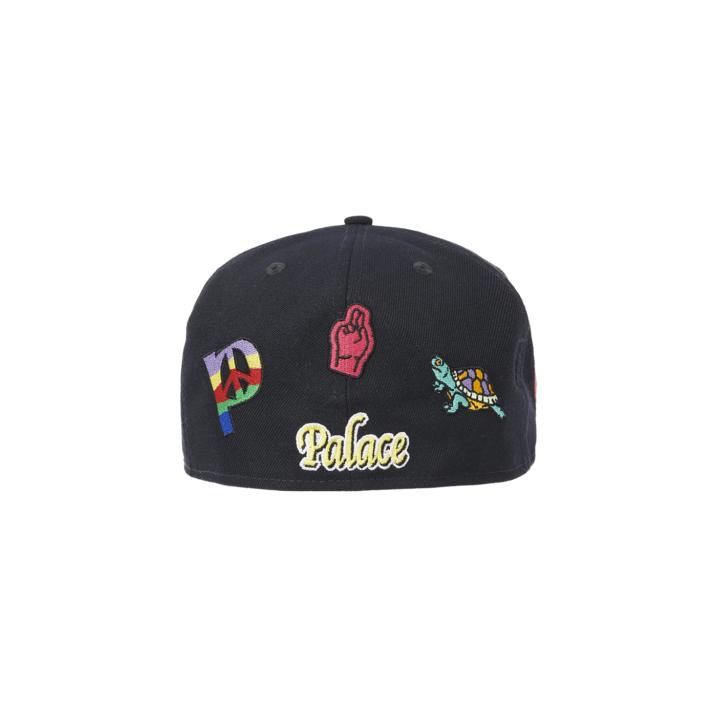 PALACE NEW ERA 59FIFTY JESUS HAT NAVY one color