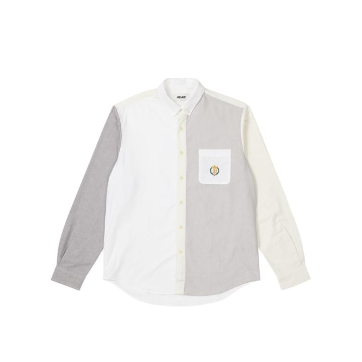 Thumbnail MIXED OXFORD SHIRT WHITE one color