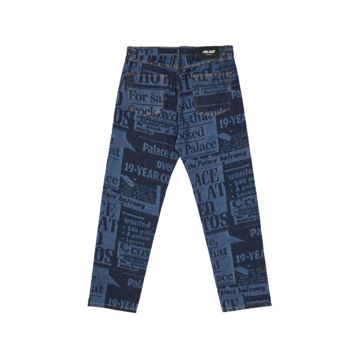 Thumbnail TABLOID DENIM JEAN BLUE one color