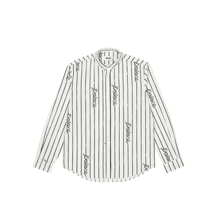 HAND STRIPE SHIRT WHITE one color