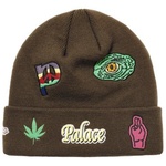 Thumbnail PALACE NEW ERA JESUS BEANIE BROWN one color
