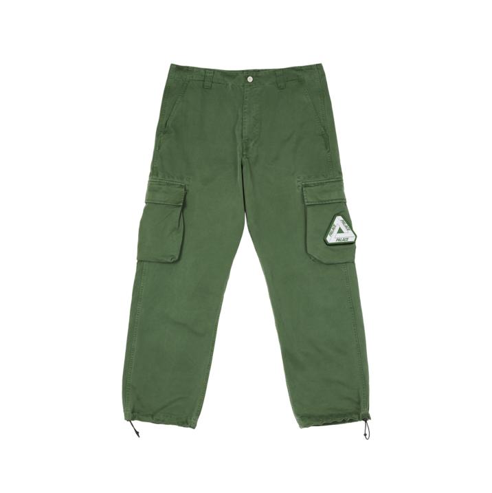 Thumbnail GARMENT DYED CARGO TROUSERS OLIVE one color