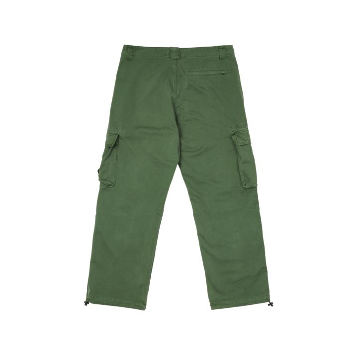 Thumbnail GARMENT DYED CARGO TROUSERS OLIVE one color