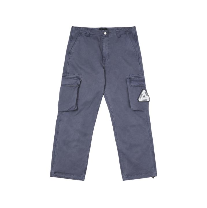 Garment Dyed Cargo Trousers Grey - Autumn 2022 - Palace Community