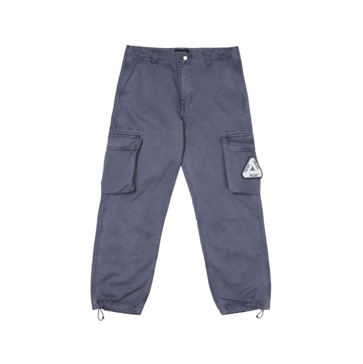 Thumbnail GARMENT DYED CARGO TROUSERS GREY one color