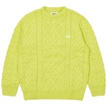 Thumbnail CABLE KNIT NEON GREEN one color