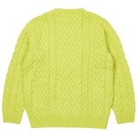 Thumbnail CABLE KNIT NEON GREEN one color