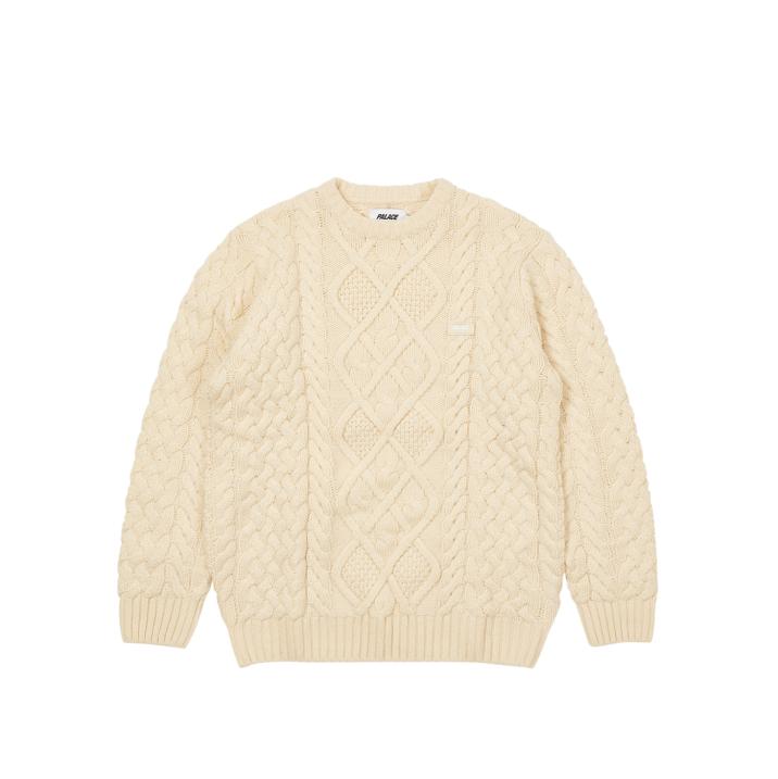 Thumbnail CABLE KNIT ECRU one color