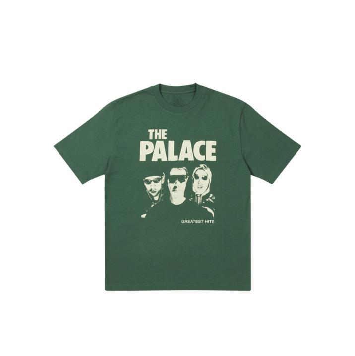 GREATEST HITS T-SHIRT GREEN one color