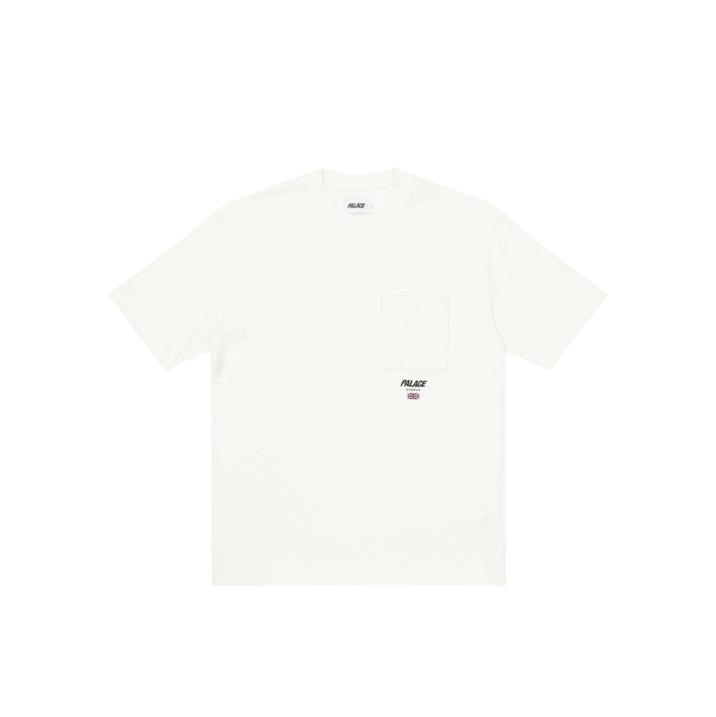 SLUB SQUARE POCKET T-SHIRT WHITE one color