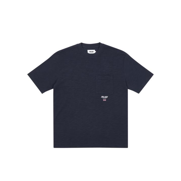 SLUB SQUARE POCKET T-SHIRT NAVY one color