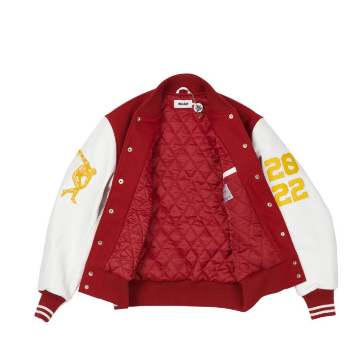 Thumbnail GREEK VARSITY JACKET RED one color