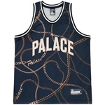 Thumbnail CHAIN BASKETBALL VEST NAVY one color