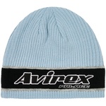 Thumbnail PALACE AVIREX NEIN CUFF BEANIE CHILL BLUE one color