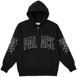 Thumbnail SPIDER ZIP HOOD BLACK one color