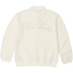 Thumbnail CROCHET ZIP LONGSLEEVE POLO WHITE one color