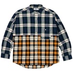 Thumbnail CHECKMATE DROP SHOULDER SHIRT NAVY one color