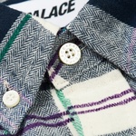 Thumbnail CHECKMATE DROP SHOULDER SHIRT NAVY one color