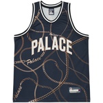 Thumbnail CHAIN BASKETBALL VEST NAVY one color