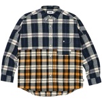 Thumbnail CHECKMATE DROP SHOULDER SHIRT NAVY one color