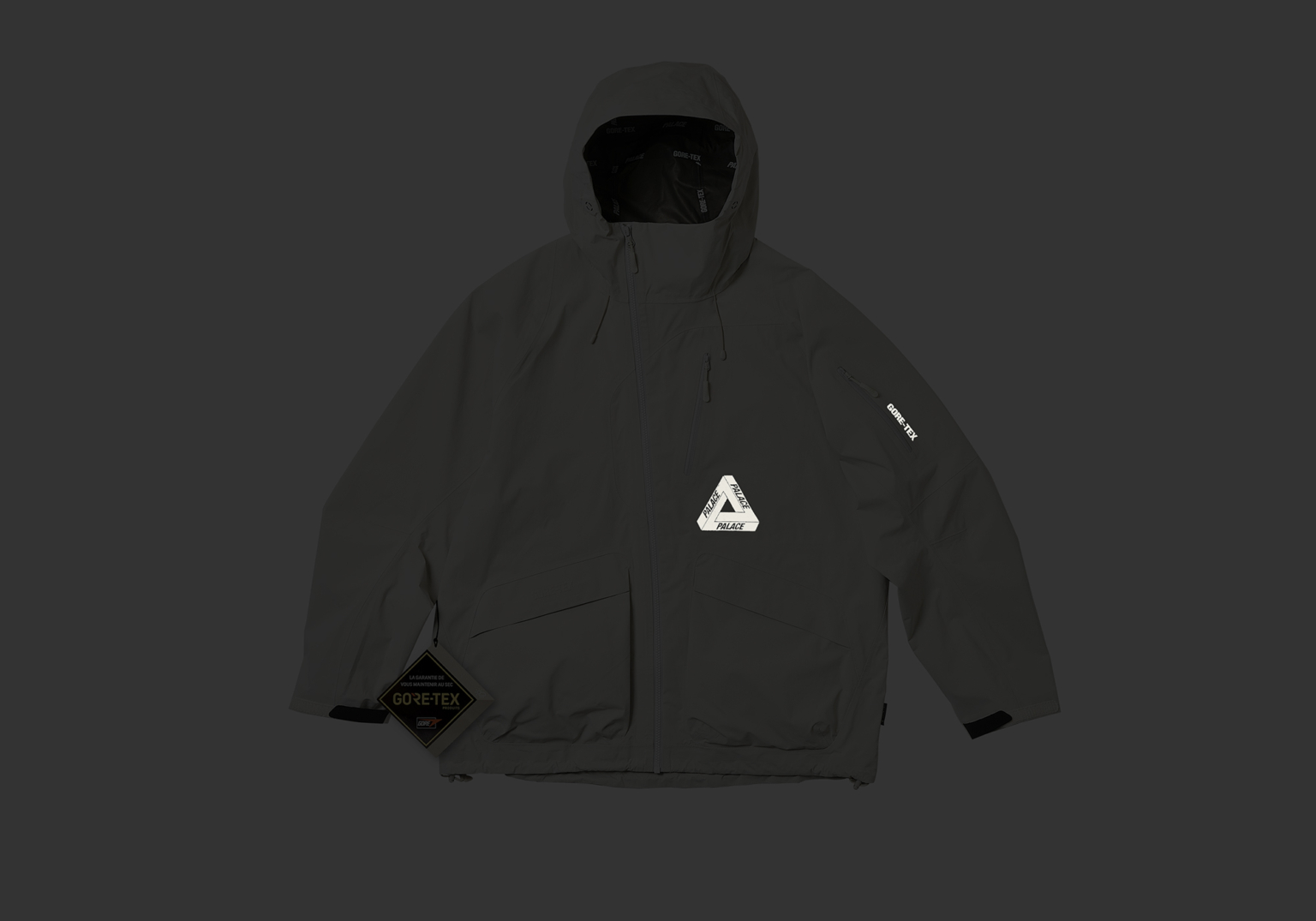 Gore-Tex R-Tek Jacket Stone - Autumn 2023 - Palace Community