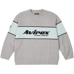 Thumbnail PALACE AVIREX CHENILLE KNIT GREY one color