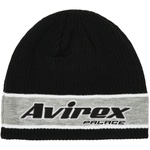 Thumbnail PALACE AVIREX NEIN CUFF BEANIE BLACK one color