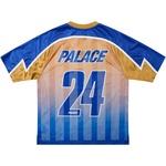 Thumbnail MESHY STRIPE JERSEY BLUE / GOLD one color