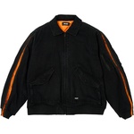 Thumbnail ZIPPED MA-1 BOMBER JACKET BLACK one color