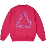 Thumbnail P3 GLITTER CREW BERRY RED one color