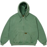 Thumbnail TRIPLE STITCH ZIP HOOD PIGMENT GREEN one color