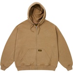 Thumbnail TRIPLE STITCH ZIP HOOD PIGMENT BROWN one color