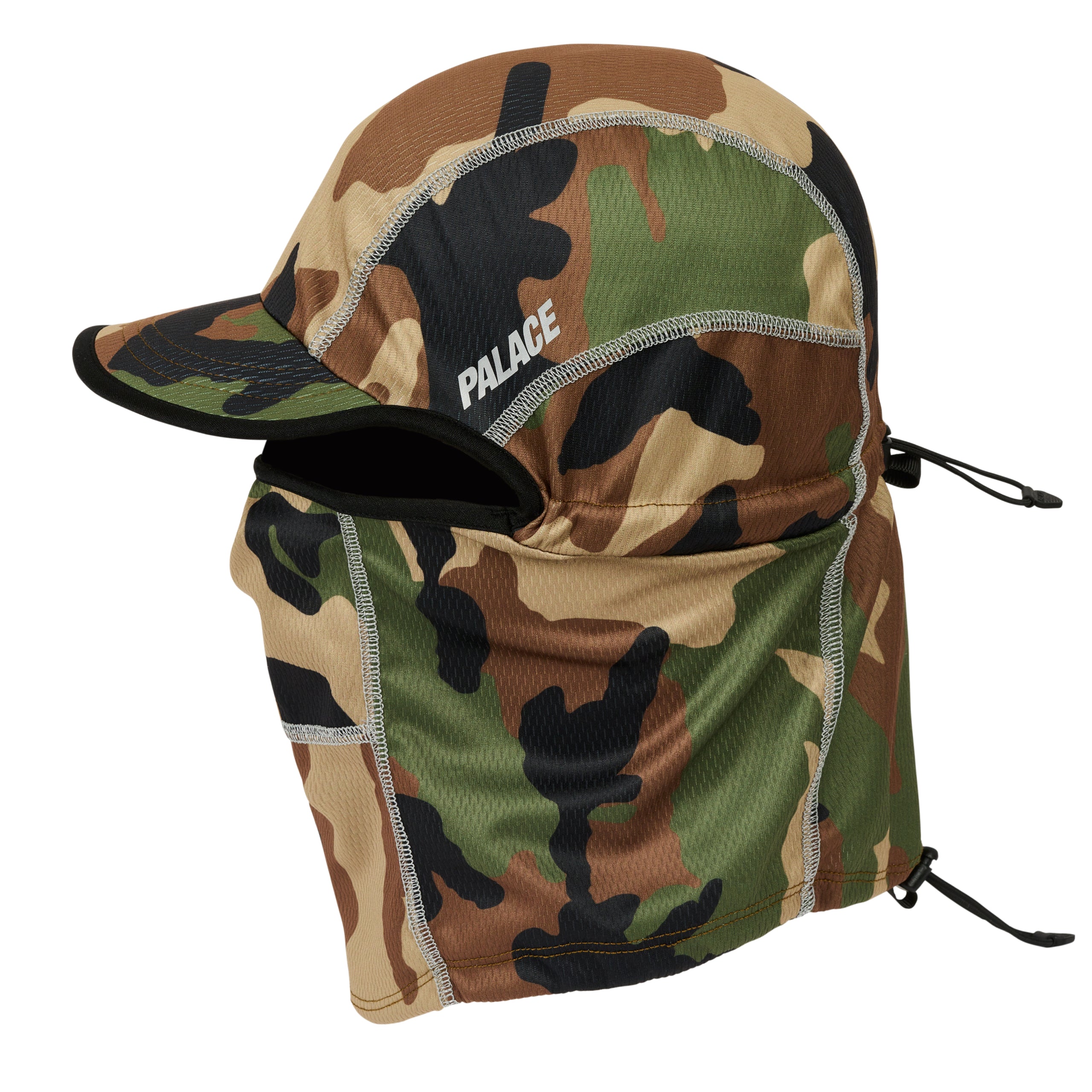 Paltech Peak Balaclava Woodland Camo - Autumn 2024 - Palace