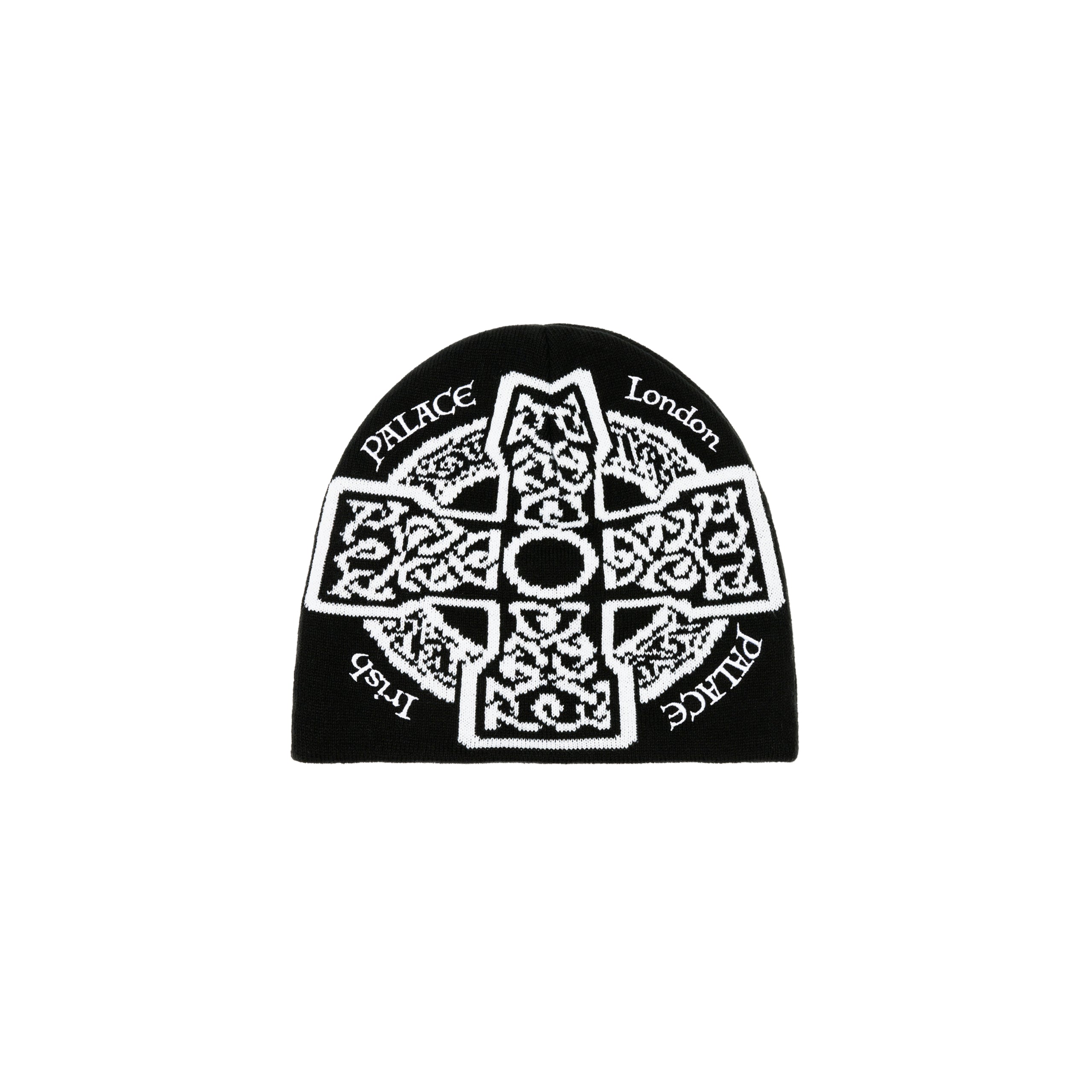 Celtic Nein Cuff Beanie Black - Autumn 2024 - Palace Community