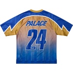 Thumbnail MESHY STRIPE JERSEY BLUE / GOLD one color