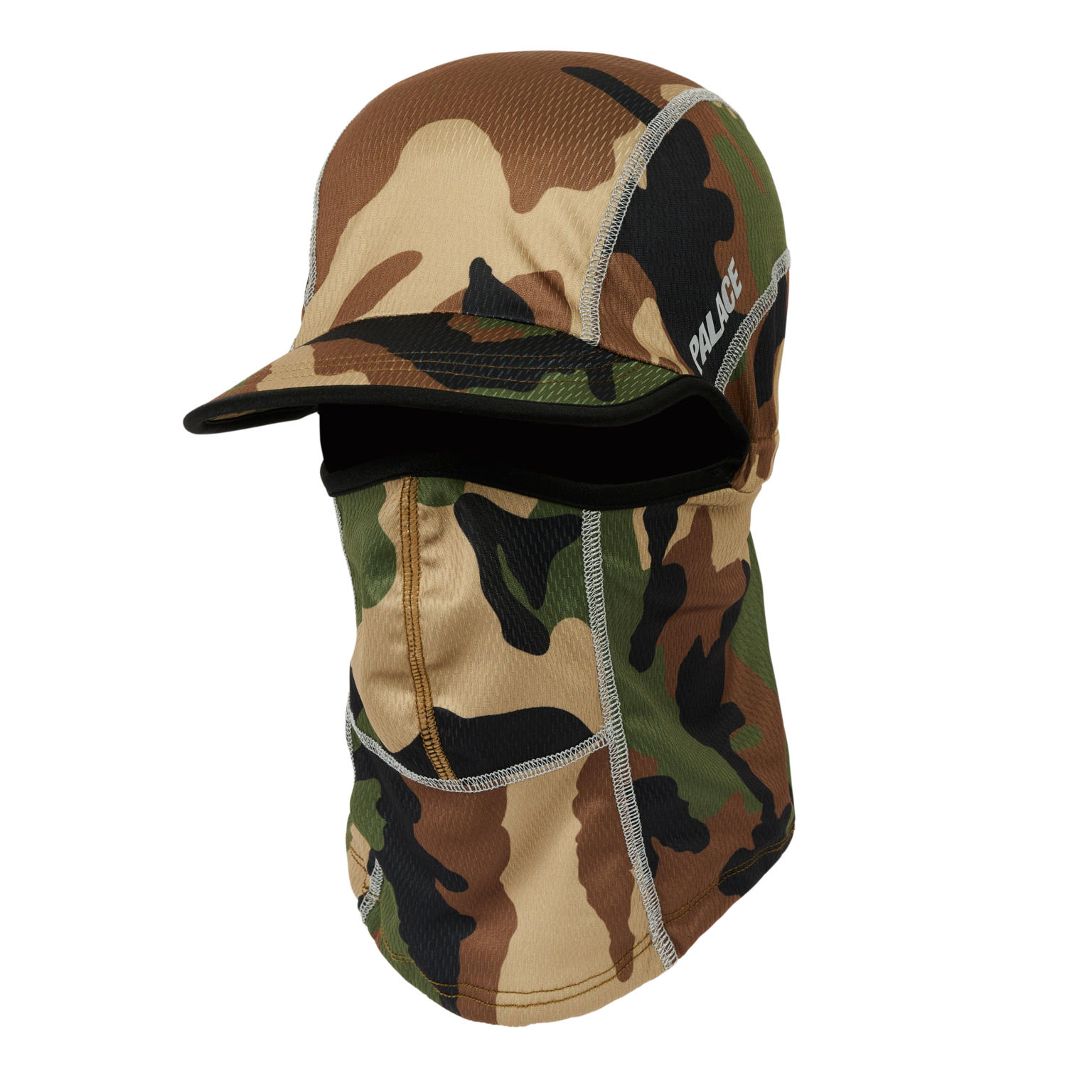 Paltech Peak Balaclava Woodland Camo - Autumn 2024 - Palace