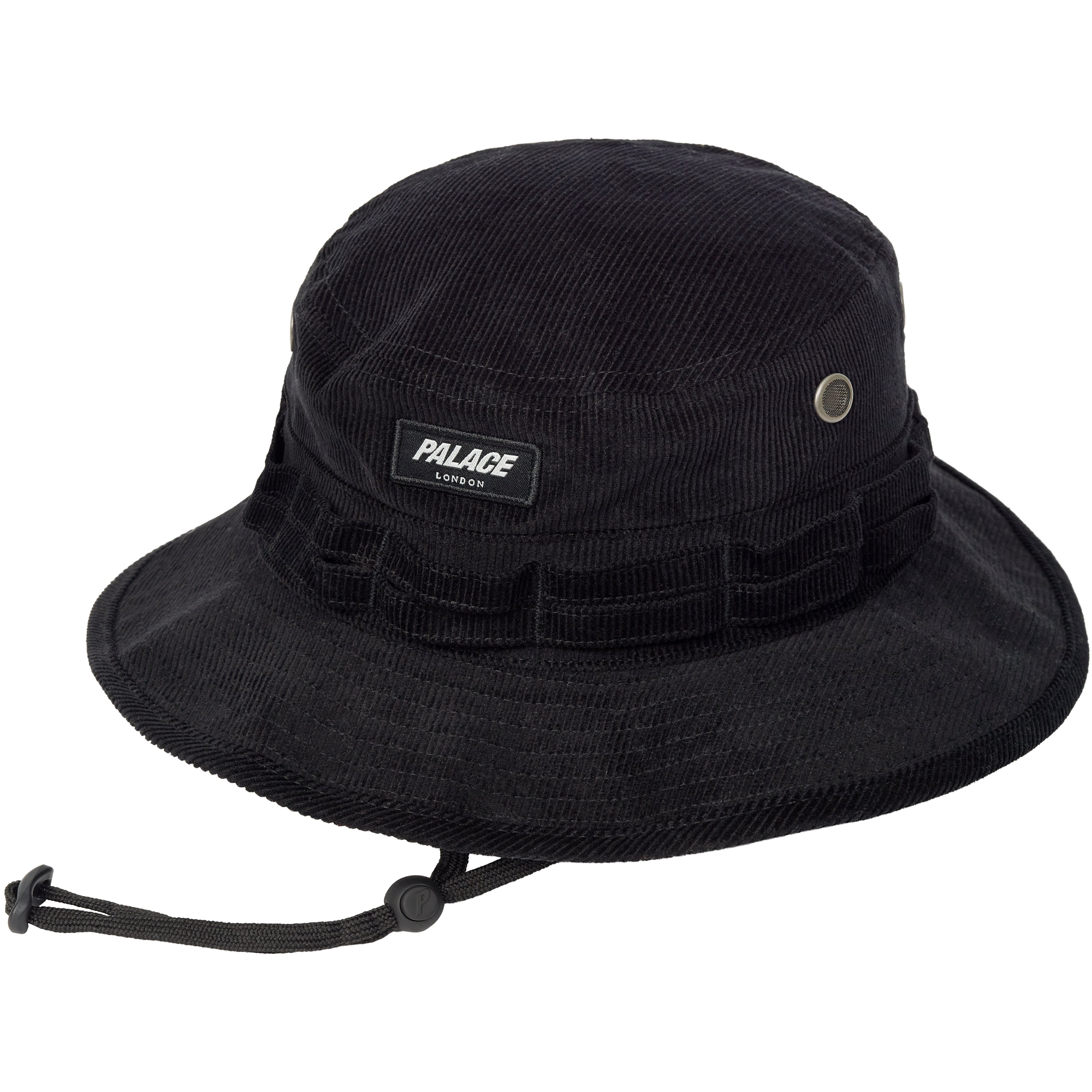 Thumbnail PALACE LONDON CORD BOONIE BLACK one color