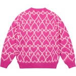 Thumbnail HAIRY HEART KNIT PINK one color