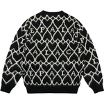 Thumbnail HAIRY HEART KNIT BLACK one color