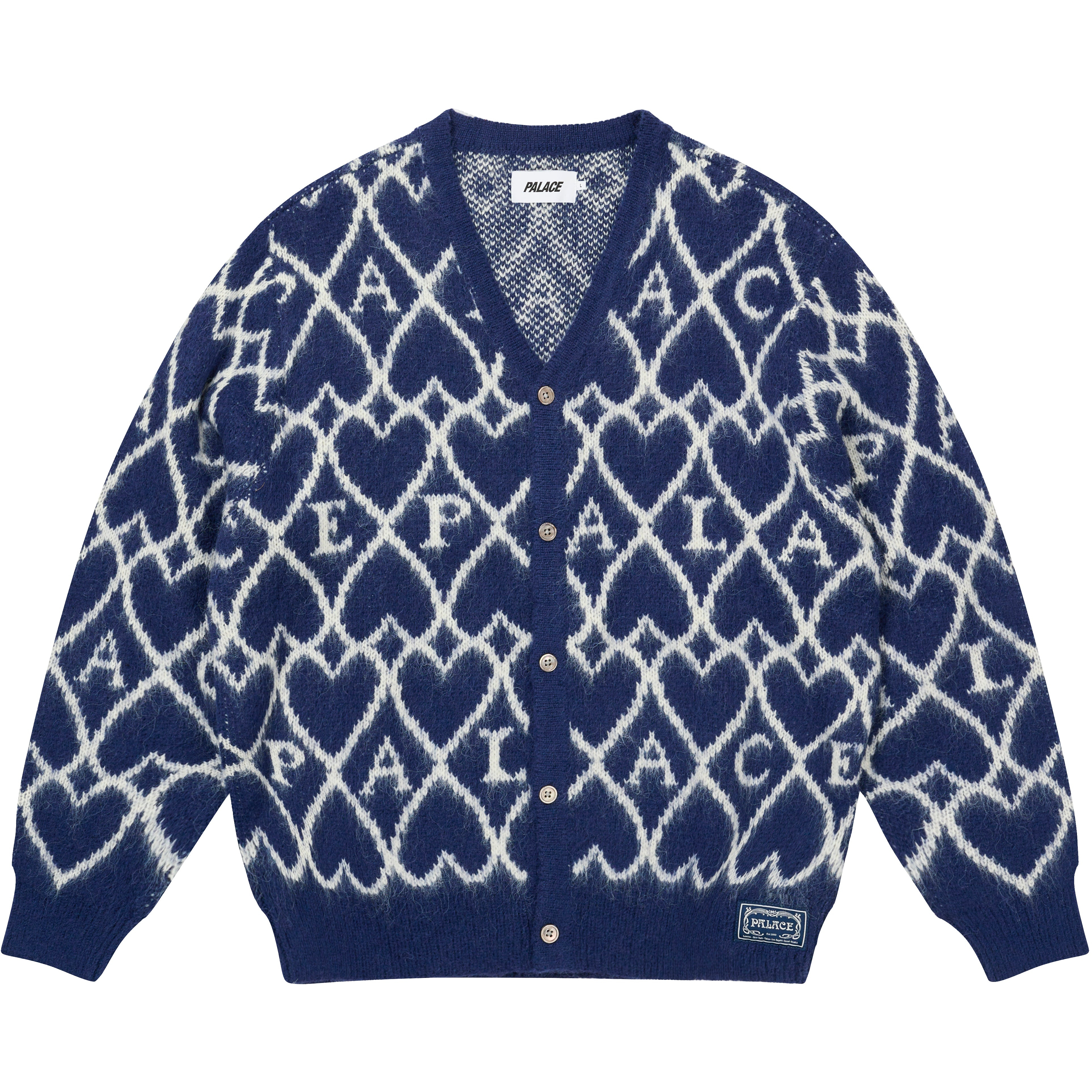 Thumbnail HAIRY HEART KNIT BLUE one color