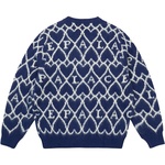 Thumbnail HAIRY HEART KNIT BLUE one color